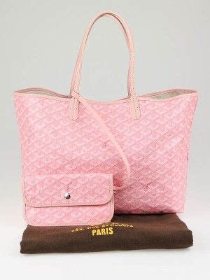 yoogi's closet goyard pink|Goyard Pink Chevron Coated Canvas St. Louis PM Tote Bag.